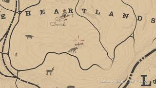 RDR 2 How to find all Dinosaur Bones Dreamcatchers and Rock Carvings nearby during Chapter 2 [upl. by Nahaj617]