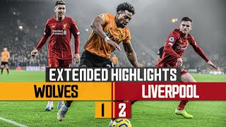 Traore and Jimenez combine again  Wolves 12 Liverpool  Extended Highlights [upl. by Ilah]