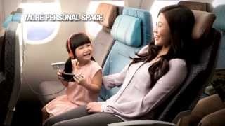 New Economy Class Seats  Singapore Airlines [upl. by Ackler]