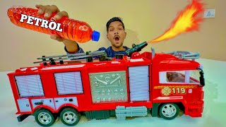 RC Flame Throwing Truck Testing  Chatpat toy tv [upl. by Kachine462]