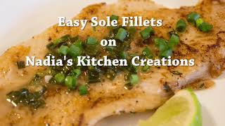 Easy Sole Fillets  Recipe [upl. by Bowie]