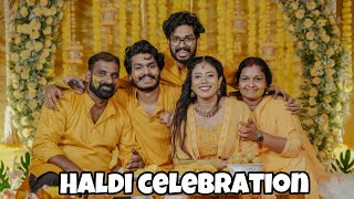 HALDI CELEBRATION  PRAVEEN MRUDULA 💛 [upl. by Cristi]