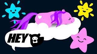 Hey Bear Sensory  Sleepy Unicorns  Relaxing  Classical Music  Bedtime Video [upl. by Lubeck]