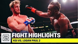 HIGHLIGHTS  KSI vs Logan Paul 2 [upl. by Hakym115]