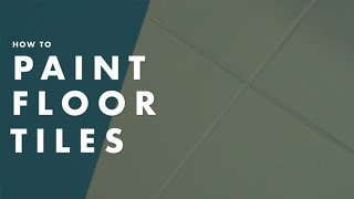 How To Paint Floor Tiles  Bunnings Warehouse [upl. by Zoila676]