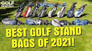 BEST GOLF STAND BAGS 2021  14 MODELS TESTED [upl. by Llerrej785]