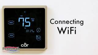 Using Your Côr 7C WiFi Thermostat Tutorial [upl. by Uni113]