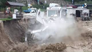 Tempête Alex  les images de la Vésubie avantaprès la catastrophe [upl. by Costa267]