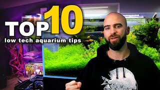 Top 10 LOW TECH Planted Aquarium Tips  MD Fish Tanks [upl. by Ruttger79]