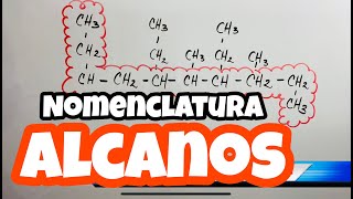 Nomenclatura de ALCANOS Ramificados 🔗🔗🔗 paso a paso [upl. by Oluas538]