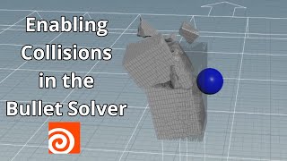 Enabling Collisions in the RBD Bullet Solver in Houdini [upl. by Bary]