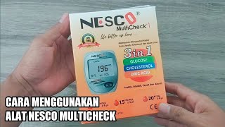 CARA MENGGUNAKAN ALAT NESCO Multicheck [upl. by Kaiser]