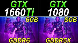 GTX 1660 Ti Vs GTX 1080  1080p and 1440p Gaming Benchmarks [upl. by Lion]