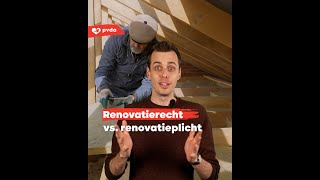 Renovatierecht vs renovatieplicht [upl. by Ramaj]