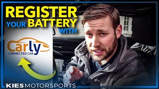 How to Change Install and REGISTER a BMW Battery with My Carly BMW F30 F15 F25 and more [upl. by Kellene]