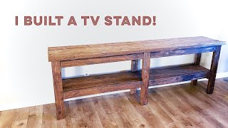 DIY TV Stand For A Deserving Friend  Wow I Built This  𝐓𝐡𝐢𝐬 𝐅𝐚𝐢𝐭𝐡𝐟𝐮𝐥 𝐇𝐨𝐦𝐞 [upl. by Caresse90]