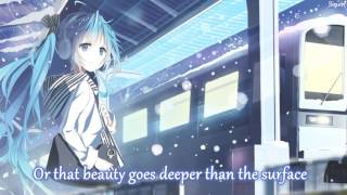 Nightcore  Scars To Your Beautiful  Lyrics [upl. by Wsan]