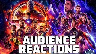 Avengers Infinity War amp Endgame SPOILERS California Audience Reactions  April 25 2019 [upl. by Llerrem342]