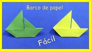 COMO HACER UN BARCO DE PAPEL FÁCIL [upl. by Ausoj]