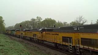 A Must See  A 35 SD402 Locomotive Power Move [upl. by Cristie210]