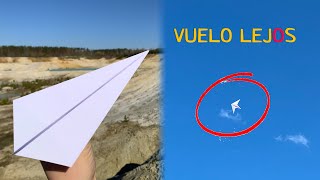 Cómo hacer un avión de papel Origami [upl. by Uranie]