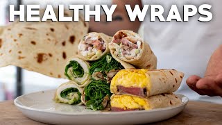 Healthy Wraps at Home Make Your Own Flatbread [upl. by Aroda]