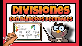 🔴 Como hacer DIVISIONES con DECIMALES PARA NIÑOS [upl. by Huberty703]