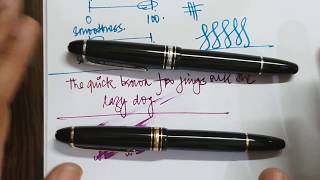 Montblanc Meisterstück 146 Fountain Pen Review [upl. by Uohk]