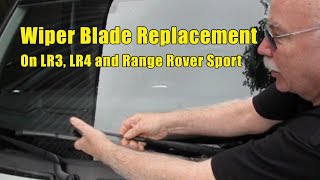 Wiper Blade Replacement Howto for Land Rover LR3 or Range Rover Sport  Atlantic British Presents [upl. by Cohe911]