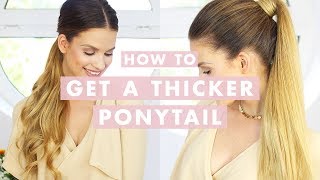 How To Do a Ponytail With Hair Extensions  3 Ways [upl. by Leis]