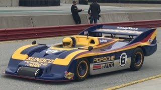 Porsche 91730 at Laguna Seca  Two Perfectly Restored Models on the Track [upl. by Ehrlich18]