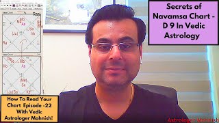 Episode 22 Learn Vedic Astrology  How to Read D9 Chart [upl. by Ahsaeit]