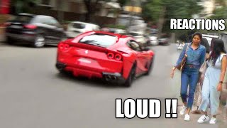 LOUDEST FERRARI 812 SuperFast  INSANE V12 SOUNDS  Novitec Rosso Exhaust [upl. by Yrral921]