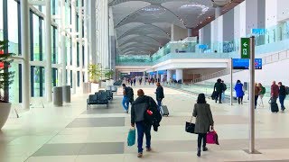 Arriving in Istanbul Airport Terminal Tour amp Walk to the Exit [upl. by Nedry]