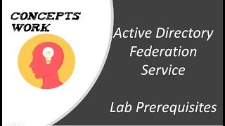 ADFS  Active Directory Federation Service  Lab setup  2023 [upl. by Flowers]