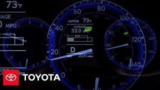 2014 Corolla HowTo ECO Drive Indicator  Toyota [upl. by Alehcim]