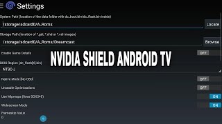 Reicast Emulator Settings  Configuration  NVIDIA SHIELD Android TV 2015  1080p  Dreamcast [upl. by Walden582]