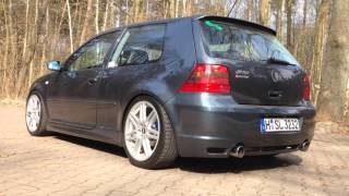 Volkswagen Golf IV R32 Sound Impressionen [upl. by Eilarol435]