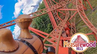 Cannonball Express  Mounted HD OnRide POV  Pleasurewood Hills [upl. by Briggs]