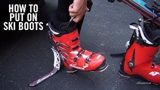 How to Put On Ski Boots [upl. by Georglana319]