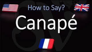 How to Pronounce Canapé CORRECTLY [upl. by Skiba982]