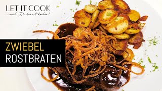 Zwiebelrostbraten mit Bratkartoffeln [upl. by Lleze]