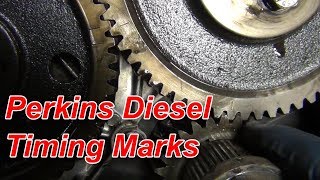 Perkins Diesel Engine Timing Marks in Full HD [upl. by Jaala]