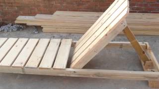 How to build a chaise lounge  pool chair part 1 [upl. by Fulton]