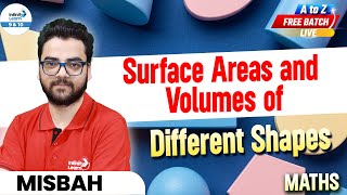 Surface Areas and Volumes of Different Shapes  Class 10 Math Preparation  LIVE InfinityLearn910 [upl. by Maryjo]