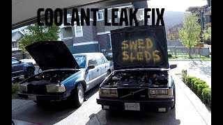 Common volvo 740940 coolant leak and how to fix it [upl. by Anaejer730]