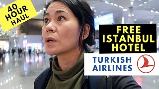 Turkish Airlines Economy Review  FREE Transit HOTEL  New ISTANBUL AIRPORT tour [upl. by Goren572]