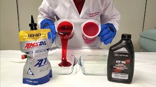 AMSOIL FuelEfficient VS Lexus WS ATF Cold Flow Test [upl. by Lietman]