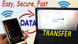 Wireless Data Transfer from Android to PC and PC to Android  WiFi File Transfer [upl. by Ettezzil]