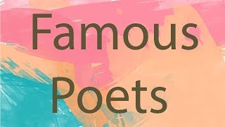 Famous Poets  Authors on Writing [upl. by Bittencourt]